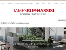 Tablet Screenshot of jamesb.ca